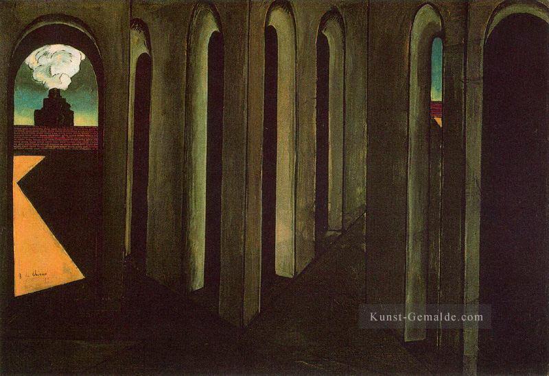 Die besorgte Reise 1913 Giorgio de Chirico Metaphysischer Surrealismus Ölgemälde